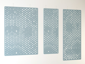 GRADIENT - Sound absorbing hanging plastic office screen _ IMPACT ACOUSTIC®